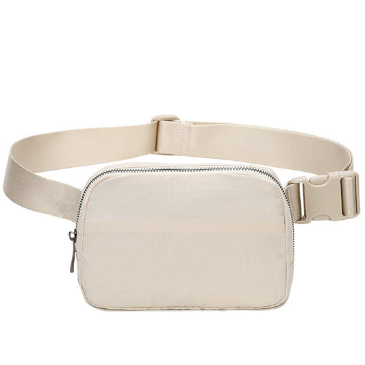 Beige Crossbody Belt Bag